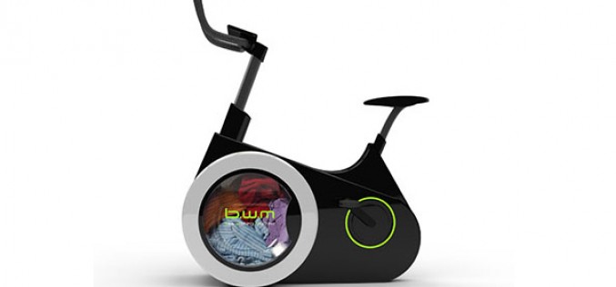 Bike Washing Machine комбинира колело и пералня