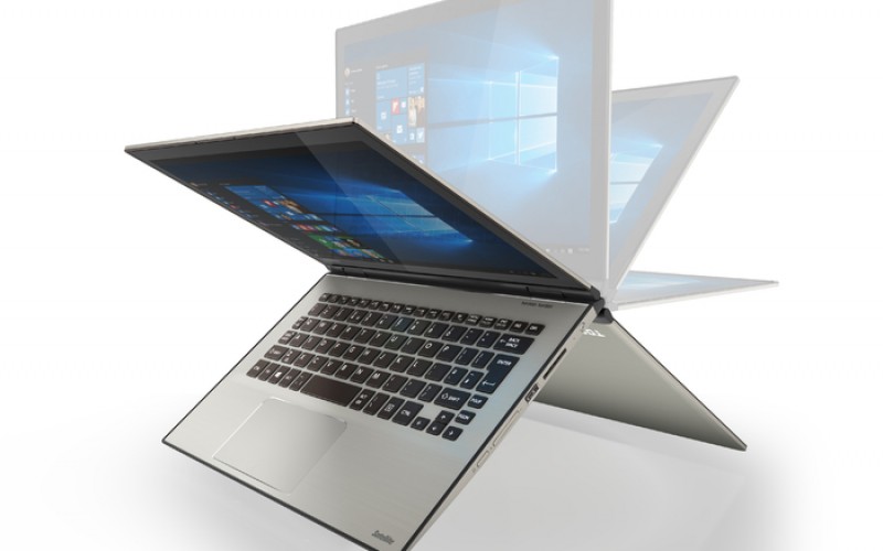 Първият в света 12,5-инчов Ultra HD 4K хибриден лаптоп – Toshiba Satellite Radius 12