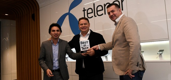 Мрежата на Теленор е сертифицирана с Best in Test от компанията за измерване на мобилни мрежи umlaut