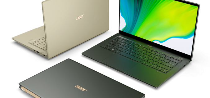 Новият Swift 5 на Acer съчетава стил, портативност и производителност