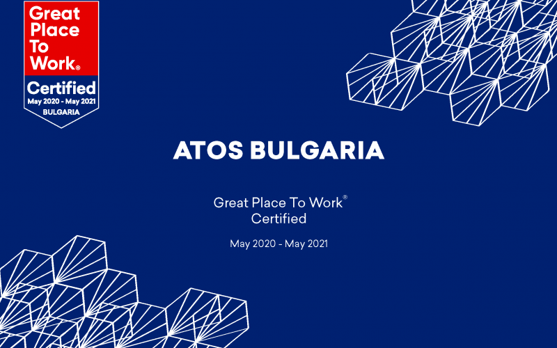 Atos Bulgaria Competency Center спечели престижното отличие Great Place To Work