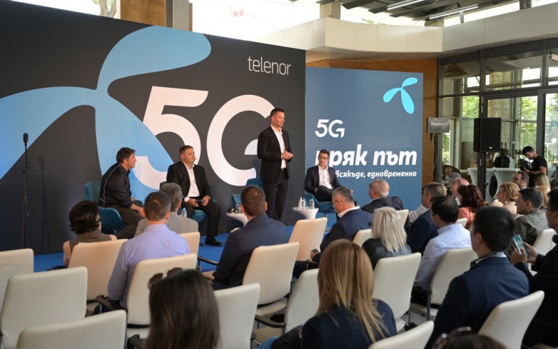Теленор официално обяви търговския старт на своята 5G услуга в България