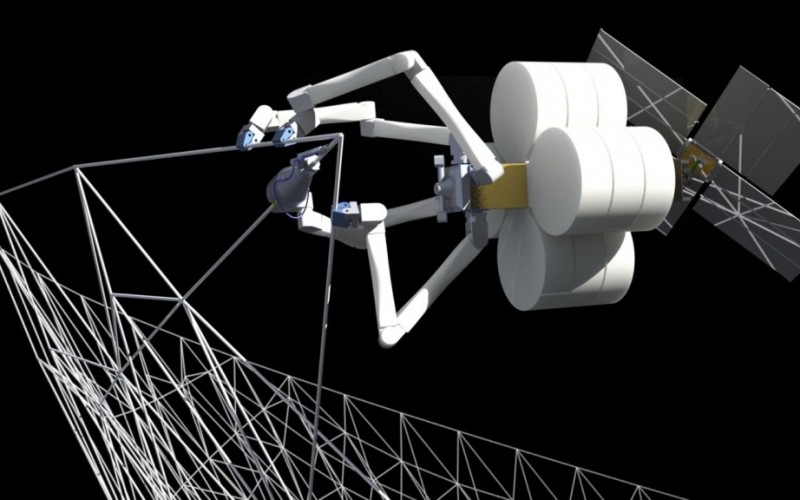 Подобни на паяци роботи ще изграждат гигантски космически структури