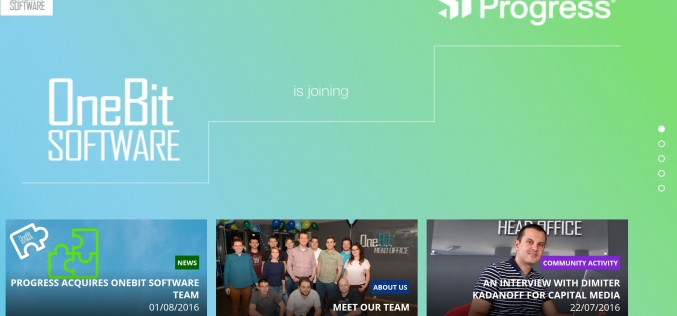 Progress придобива екипа на OneBit Software и създава център за дигитална трансформация в България