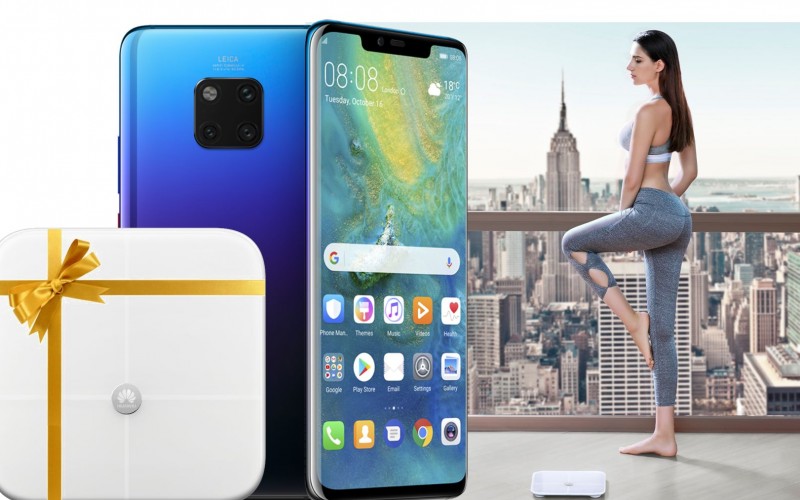 Теленор подарява умен кантар с всеки Huawei Mate 20 Pro, взет през онлайн магазина до 31 юли