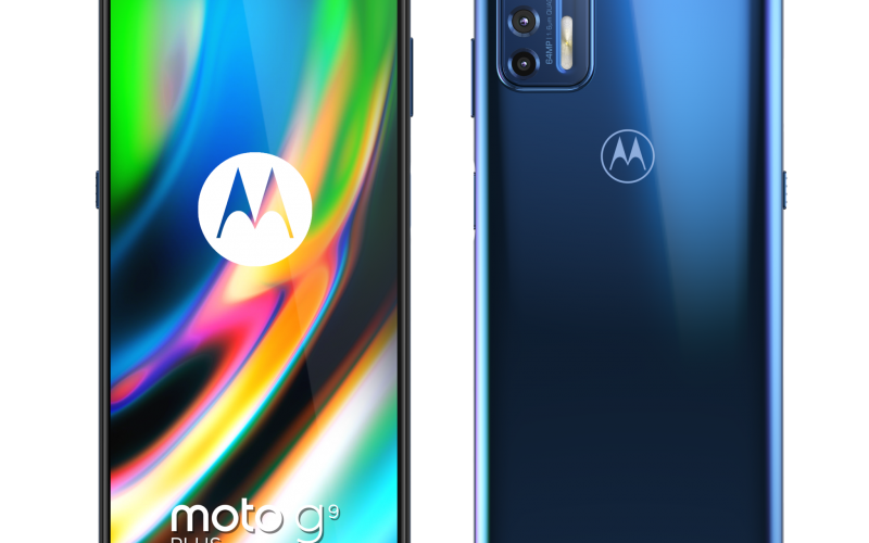 Новият смартфон moto g9 plus се отличава с професионална камера и голям дисплей