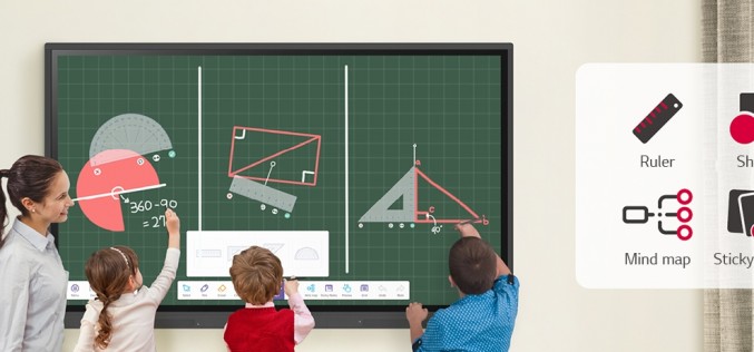 Класни стаи от ново поколение с интерактивните дъски LG CreateBoard