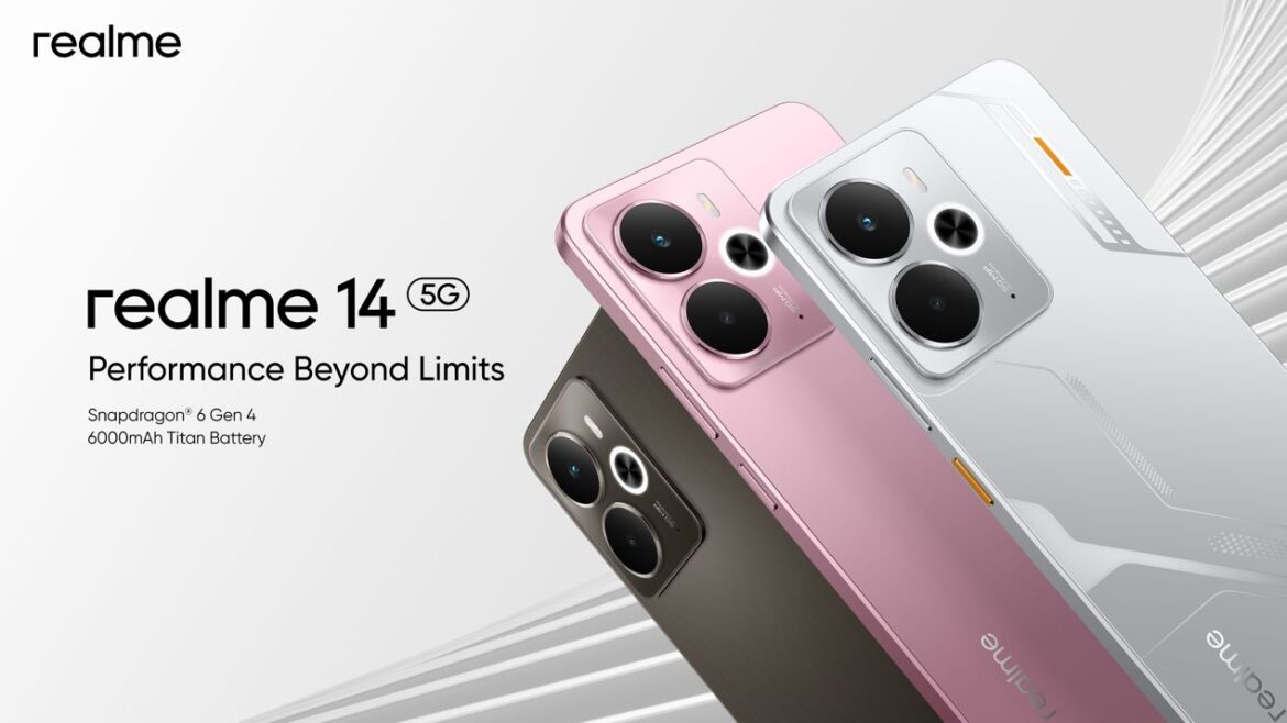 Realme представя серията realme 14 с акцент върху дългия живот на батерията