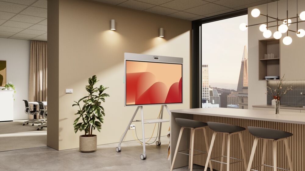 Logitech Rally Board 65 е конферентно решение всичко в едно от ново поколение