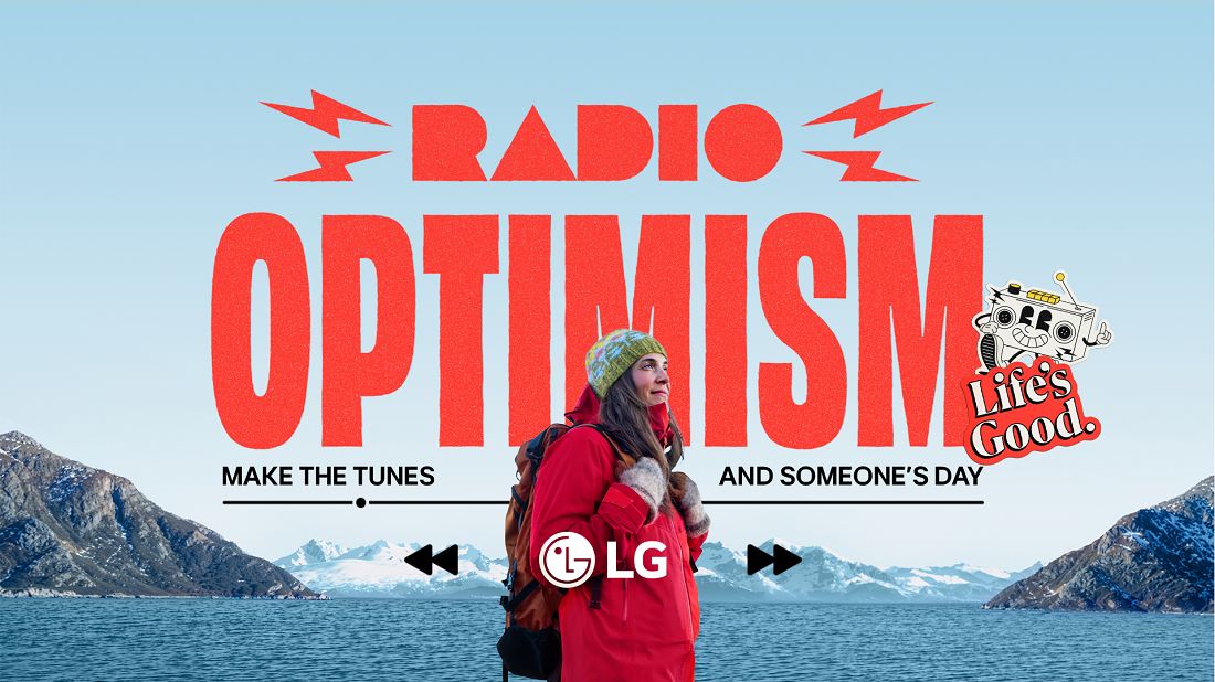 LG стартира глобалната кампания „Radio Optimism“ с послание за свързаност и позитивизъм чрез музика
