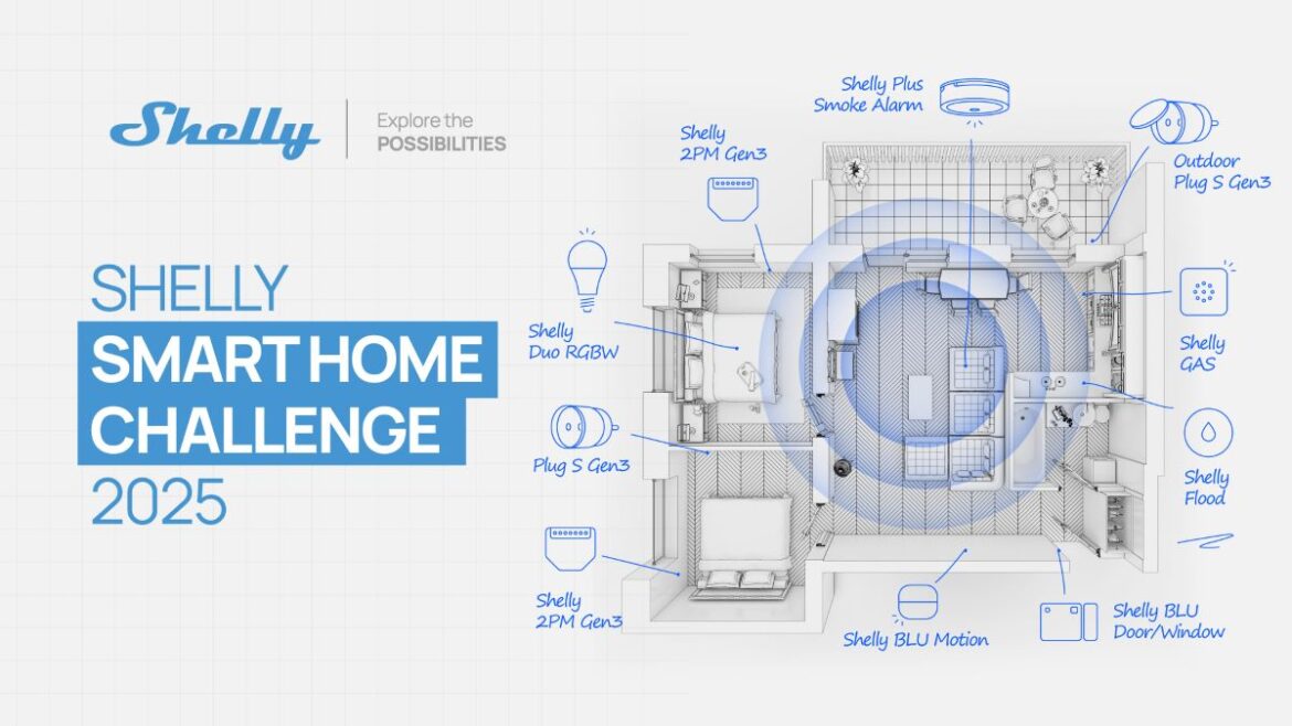 Shelly Smart Home Challenge 2025 отличи най-добрите умни инсталации