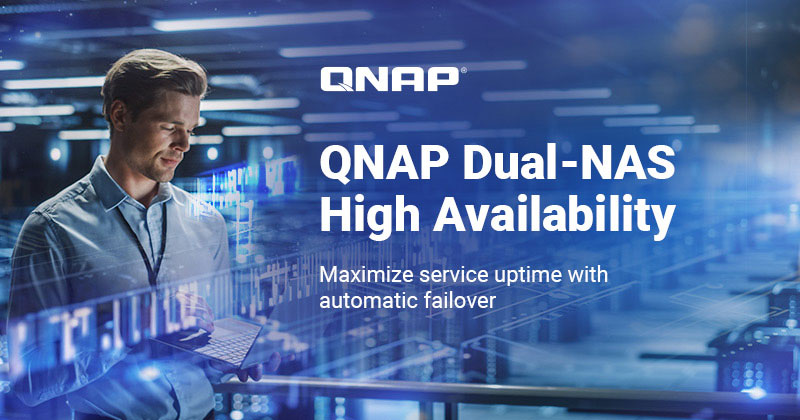 QNAP официално пусна решението Dual-NAS за непрекъсната работа в бизнес среди
