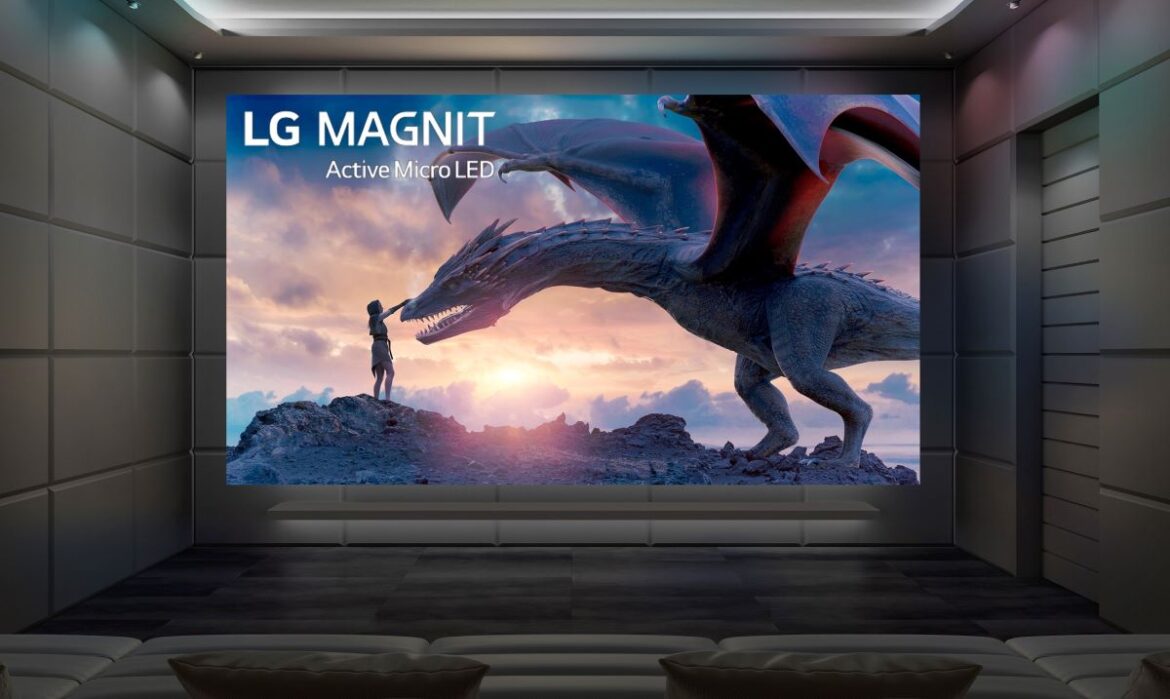 LG представя нова ера в домашното кино с LG MAGNIT Active Micro LED
