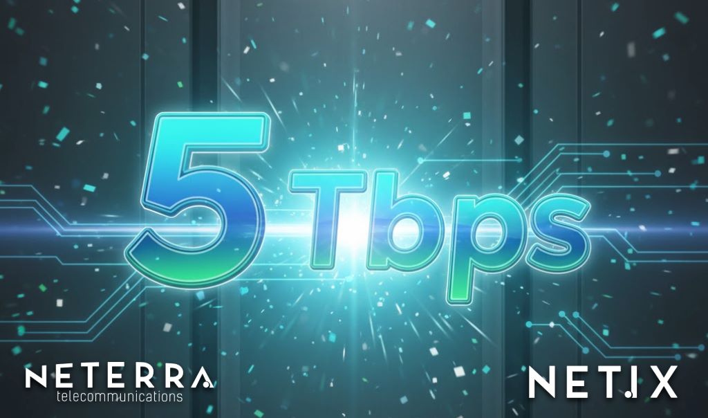 NetIX достигна нов пик на трафика от 5 Tbps