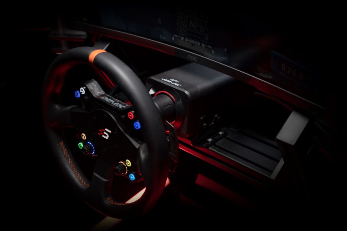 SIMAGIC пуска на пазара техния най-висок клас база за волан до този момент чрез ASBIS