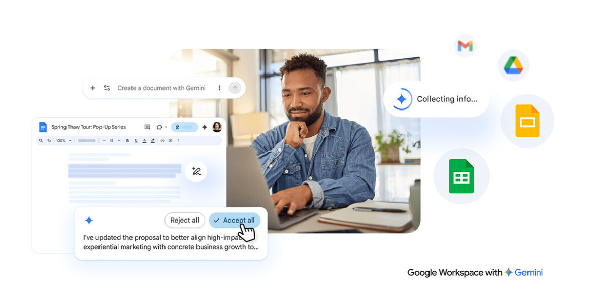 Google трансформира Docs, Sheets, Slides и Drive с нови Gemini функционалности