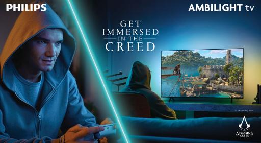 Philips Ambilight TV става официален партньор на Assassin’s Creed в Европа