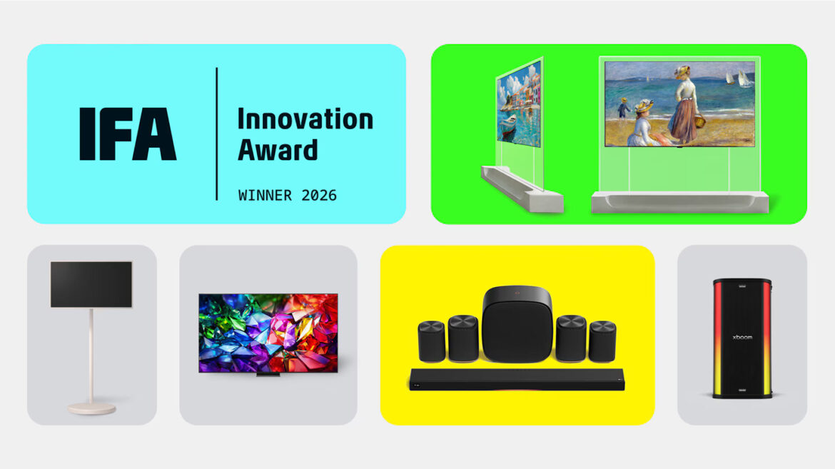 LG Electronics спечели отличието „Best Brand of IFA 2026“ и още редица награди на IFA Innovation Awards